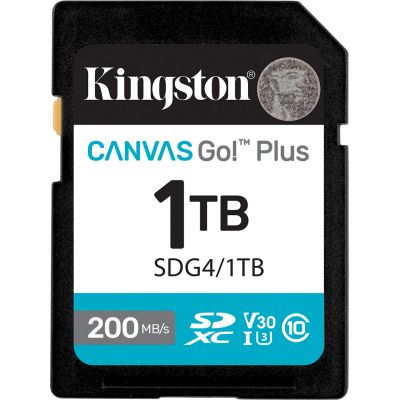 ����� ���'�� ����� ���'�� Kingston 1TB SDXC �lass 10 UHS-I U3 V30 Canvas Go Plus G4 (SDG4/1TB) - �������� 1