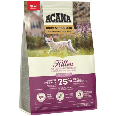 ����� ���� ��� ����� ACANA Highest Protein Kitten Recipe 1.8 �� (0064992723255) - �������� 2