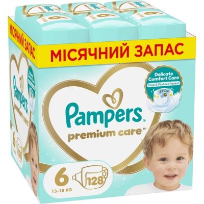  Pampers Premium Care  6 (13-18 ) 128  (8700216423700) -  1