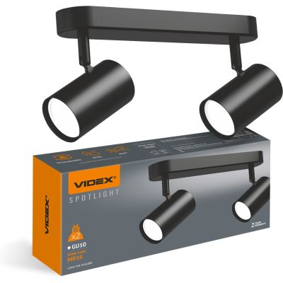 ���������� �������� Videx �� ����� 2xGU10 ��������� ���������� (VL-SPF05B-BPB) - �������� 3