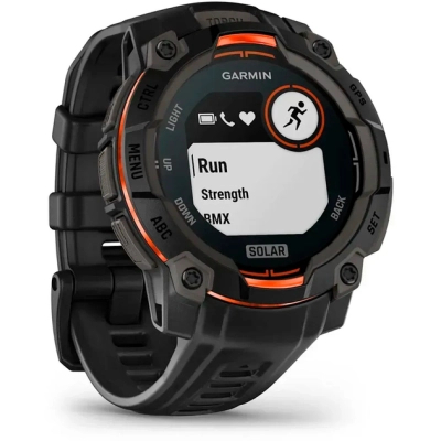 �����-�������� Garmin Instinct 3, 45mm, Solar, Black Bezel with Black Band, GPS (010-02934-00) - �������� 3