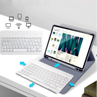 ����� �� �������� BeCover with keyboard Apple iPad Mini 6 2021 Purple (712991) - �������� 4