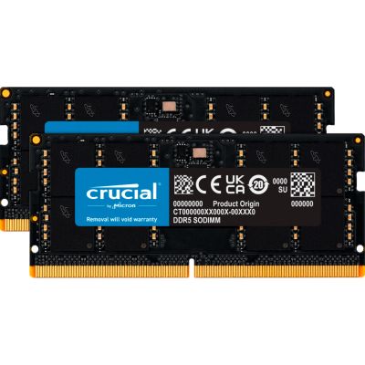 ������ ������ ��� �������� SoDIMM DDR5 32GB (2x16GB) 4800 MHz Micron (CT2K16G48C40S5) - �������� 1