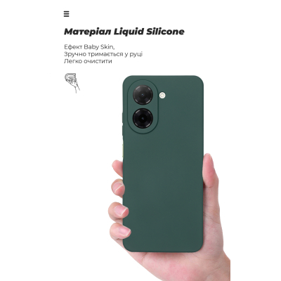 ����� ��� ���������� �������� Armorstandart ICON Xiaomi Redmi A5 4G / Poco C71 4G Camera cover Dark Green (ARM84891) - �������� 7