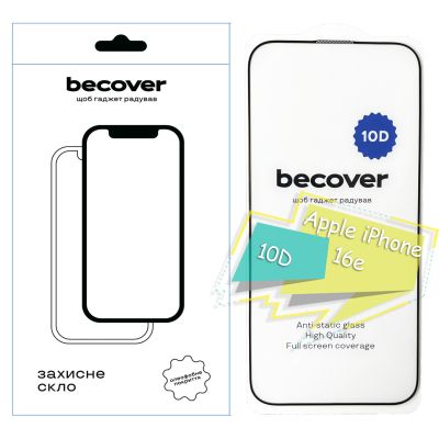 ���� ������� BeCover Apple iPhone 16e 10D Black (713235) - �������� 1