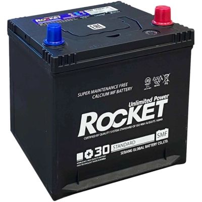 ����������� ������������� ROCKET SMF 50Ah ASIA �� (-/+) (520CCA) (SMF 55D20AL) - �������� 1