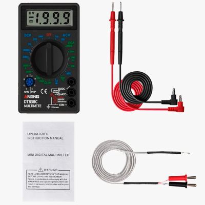   ANENG AN-DT838C, V, A, R, C,  hFE (AN-DT838C) -  2