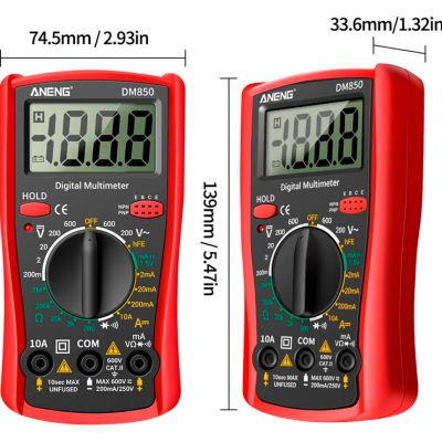 �������� ���������� ANENG DM850, V, A, R, ������� hFE (AN-DM850) - �������� 4