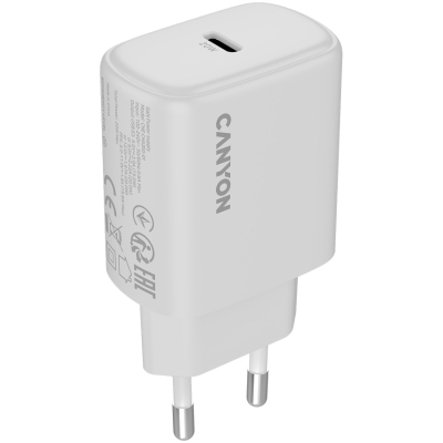 �������� ������� Canyon OnCharge 200 20W 1xPD EU White (CNE-CHA200-01) - �������� 2