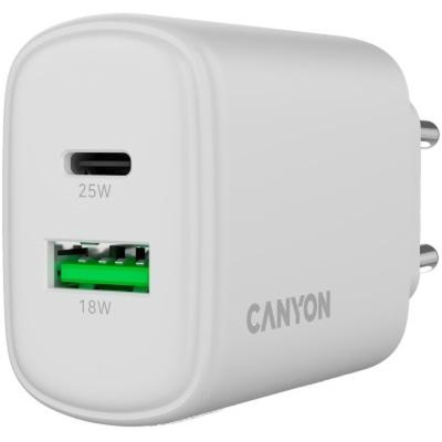 �������� ������� Canyon OnCharge 250 25W 1xPD 1xQC EU White (CNE-CHA250-21) - �������� 5