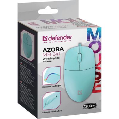 ����� Defender Azora MB-241 LED USB Blue (52243) - �������� 5