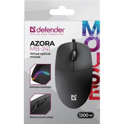 ����� Defender Azora MB-241 LED USB Black (52241) - �������� 4