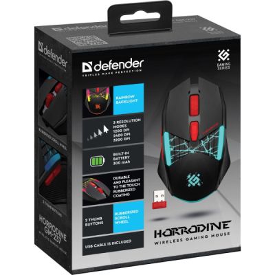����� Defender Horrodine GM-237 LED Wireless Black (52237) - �������� 6