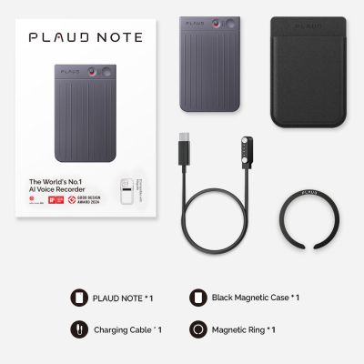   PLAUD AI Note Silver (NB-100-SI) -  9