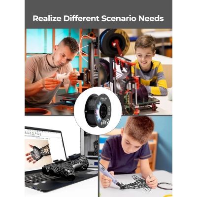 ������� ��� 3D-�������� Creality PETG 1.75��, black+gray, 2x1�� (3301030086) - �������� 5