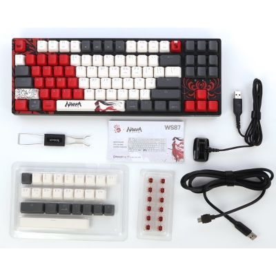 ���������� A4Tech Bloody WS87 Naraka Wireless/Bluetooth Black/Red (4711421001113) - �������� 8