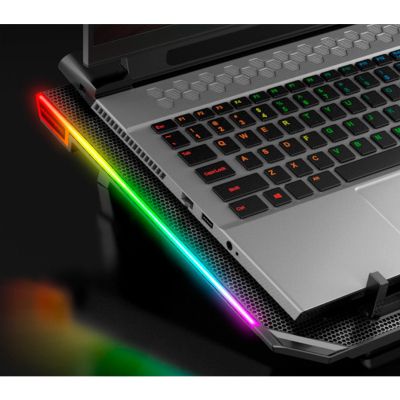 ��������� ��� �������� IceCoorel 10-15.6", 6*80mm 1800 RPM, 2*USB, 366x256x23mm, RGB (A17) - �������� 5
