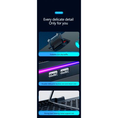 ��������� ��� �������� IceCoorel 10-19", 15*60mm 2550 RPM, 2*USB, + LCD, 415x296x28mm, RGB (K15D) - �������� 3