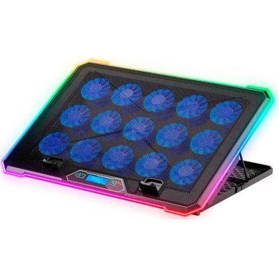 ��������� ��� �������� IceCoorel 10-19", 15*60mm 2550 RPM, 2*USB, + LCD, 415x296x28mm, RGB (K15D) - �������� 1