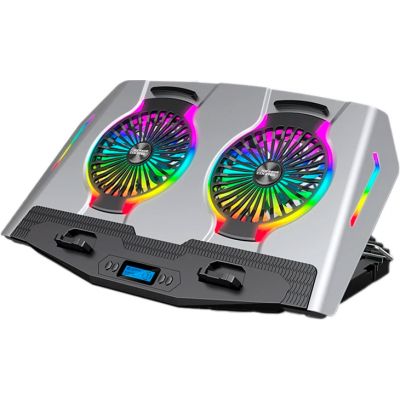 ��������� ��� �������� IceCoorel 10-18", 2*125mm 1400 RPM, 2*USB, + LCD display, 461x298x52mm, Silver (N9S) - �������� 1