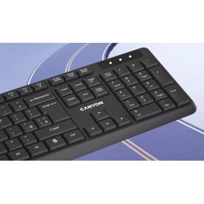 ��������� Canyon KB-W01 Water resistant Wireless UA Black (CNE-CKEYW01) - �������� 5