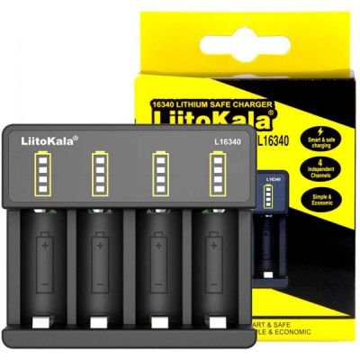 �������� ���������� ��� ������������� Liitokala 4 Slots, Li-ion, 16340, CR123A (Lii-L16340) - �������� 6
