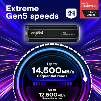 ����������� SSD M.2 2280 1TB T705 with Heatsink Micron (CT1000T705SSD5) - �������� 3