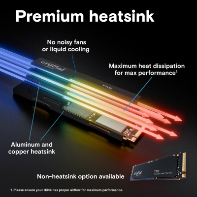 ����������� SSD M.2 2280 1TB T705 with Heatsink Micron (CT1000T705SSD5) - �������� 7