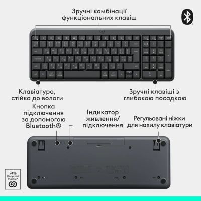 �������� Logitech MK250 Bluetooth/Wireles UA Graphite (920-013823) - �������� 8