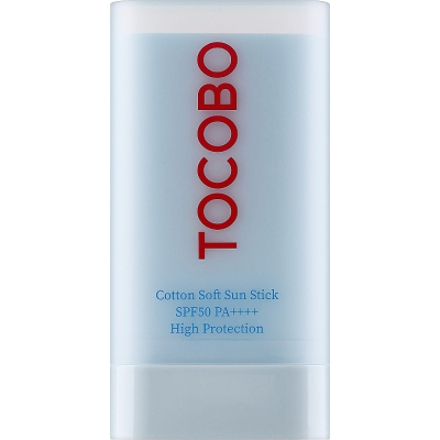 ���� �� ������� Tocobo Cotton Soft Sun Stick SPF50+ PA++++ 19 � (8809835060041) - �������� 1