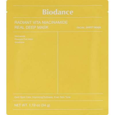 ����� ��� ������� Biodance Radiant Vita Niacinamide Real Deep Mask 34 � (8809937361459) - �������� 1