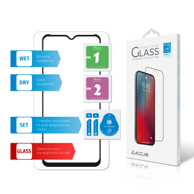 ���� ������� ACCLAB Full Glue Realme C30S Black (1283126551888) - �������� 7
