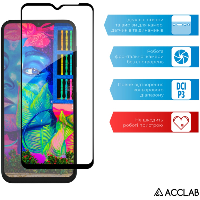 ���� ������� ACCLAB Full Glue Samsung M13 Black (1283126544927) - �������� 5