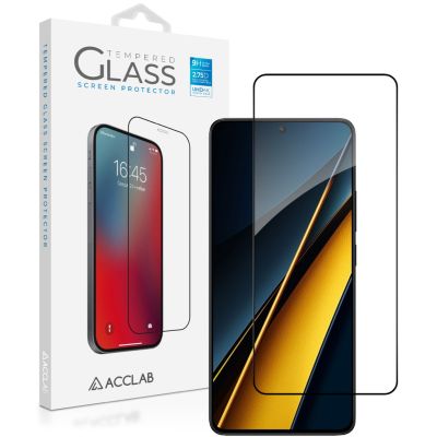   ACCLAB Full Glue Xiaomi Poco X6 Pro Black (1283126588679) -  1