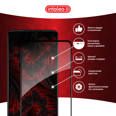 ���� ������� Intaleo Full Glue Moto G84 Black (1283126582363) - �������� 3