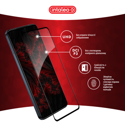 ���� ������� Intaleo Full Glue Moto G84 Black (1283126582363) - �������� 4