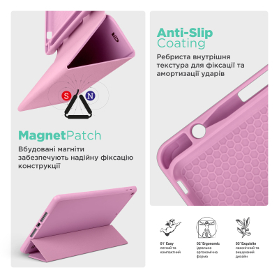 ����� ��� �������� Armorstandart Smart Fold Pen Lenovo Idea Tab Pro Pink (ARM85079) - �������� 7