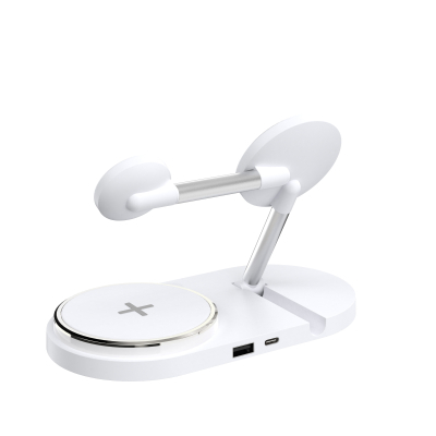 �������� ���������� Armorstandart Wireless Charging H101 3 in 1 Magnetic White (ARM78102) - �������� 2