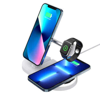 �������� ���������� Armorstandart Wireless Charging H101 3 in 1 Magnetic White (ARM78102) - �������� 6
