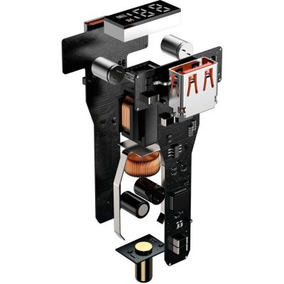 �������� ������� Baseus Superme Digital Display PPS Dual Quick Charger Car Charger black (TZCCZX-01) - �������� 5