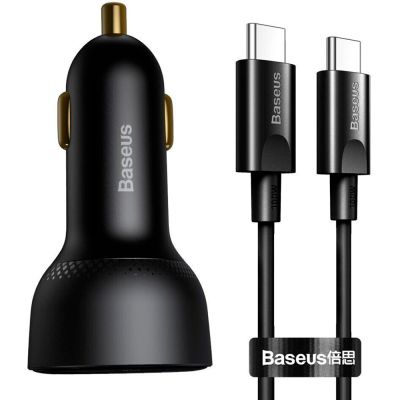 �������� ������� Baseus Superme Digital Display PPS Dual Quick Charger Car Charger black (TZCCZX-01) - �������� 1