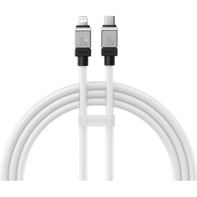 ���� ������ USB-C to Lightning 2.0m CoolPlay Fast Charging 20W white Baseus (CAKW000102) - �������� 1