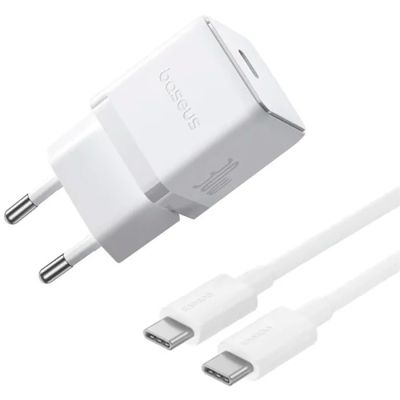 �������� ������� Baseus Palm Fast Charger 1C 30W + Cable 1.0m Type-C 60W white (P10111605213-01) - �������� 1