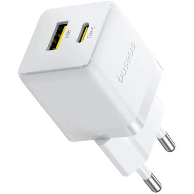   Baseus Palm Fast Charger C+U 20W moon white (P10111608213-00) -  1