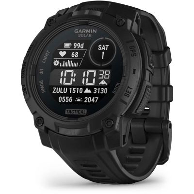 �����-�������� Garmin Instinct 3, Tactical, Solar, 45mm, Black, GPS �����-�������� (010-02934-50) - �������� 1