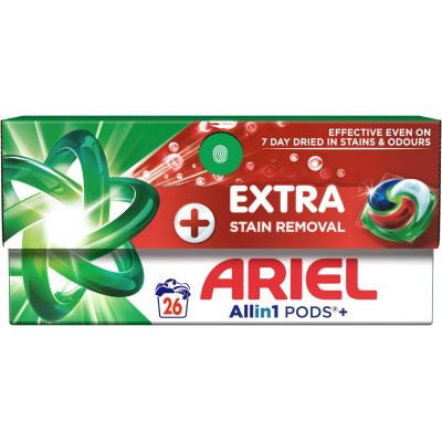 ������� ��� ������ Ariel Pods+ All-in-1 Extra Stain Removal ���������� ��������� ���� 26 ��. (8700216765305) - �������� 1