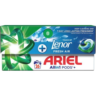 ������� ��� ������ Ariel Pods+ All-in-1 Touch of Lenor ������������� ������� ������� Lenor 26 ��. (8700216766043) - �������� 2