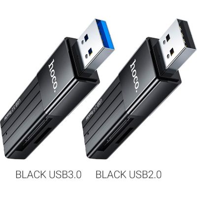 ��������� ����������� ����-���� HOCO USB3.0 to microSD, microSDHC, microSDXC, SD, SDHC, SDXC, HB20 Black (6931474735218) - �������� 9