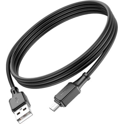 ���� ������ USB 2.0 AM to Micro 5P 1.0m Assistant silicone X101 black HOCO (6942007604055) - �������� 4