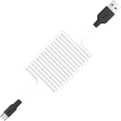 ���� ������ USB 2.0 AM to USB-C 1.0m 2A silicone X21 black+white HOCO (6957531071402) - �������� 3